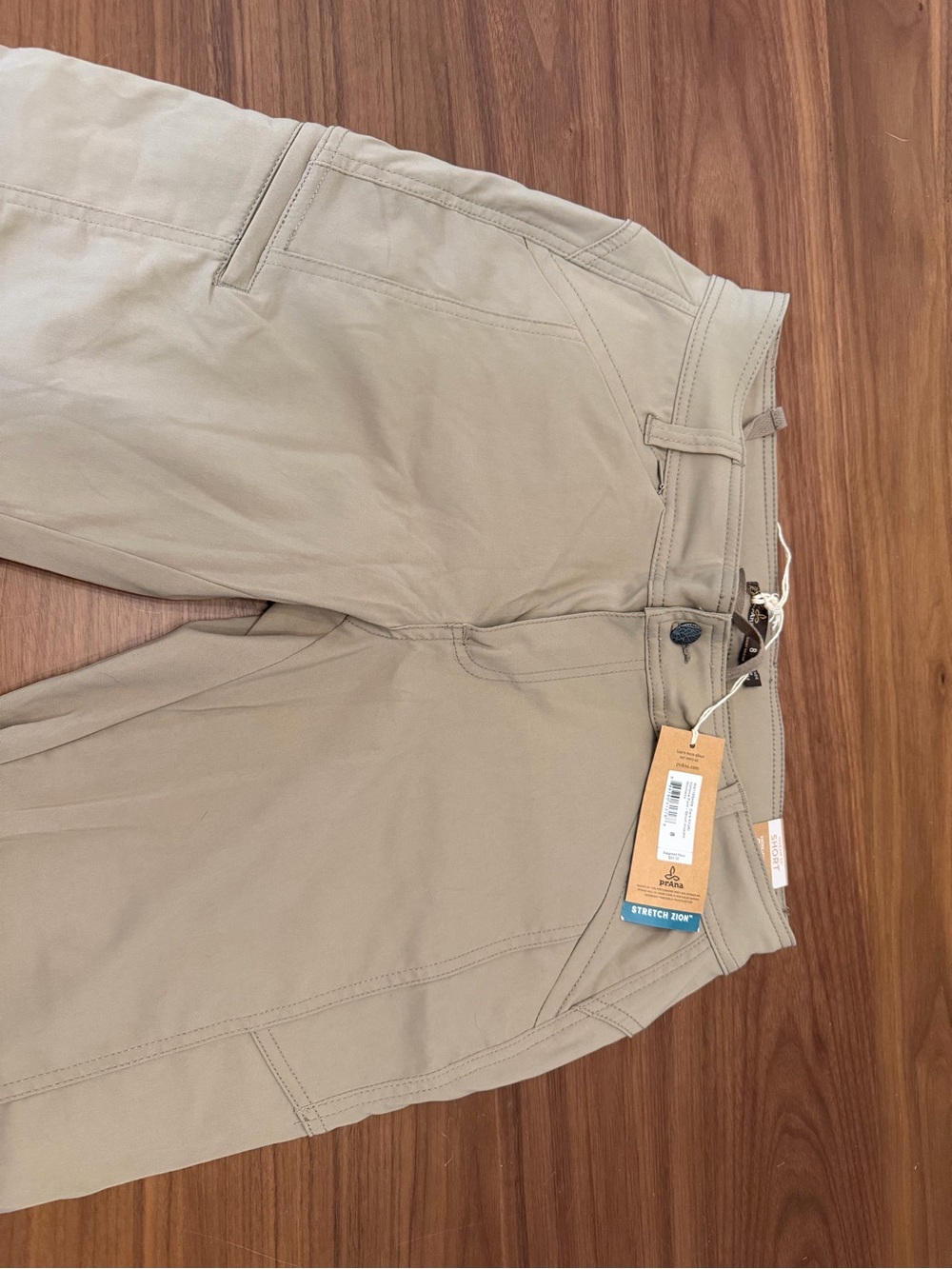 Prana Hallena Pant- Dark Khaki - 8 Short